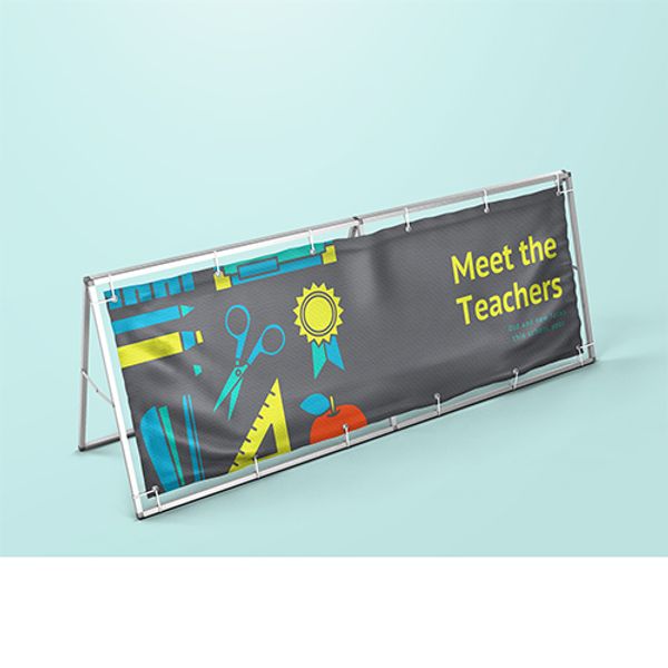 A Banner Stand with Banner