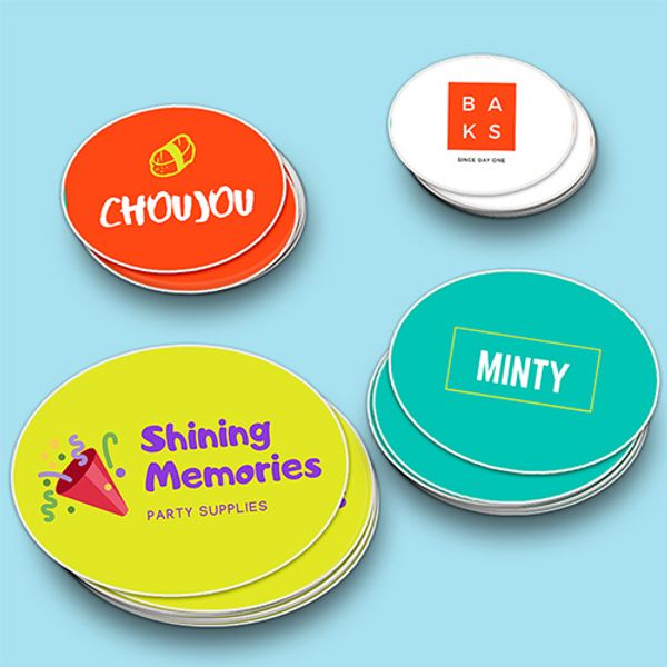 Oval Stickers