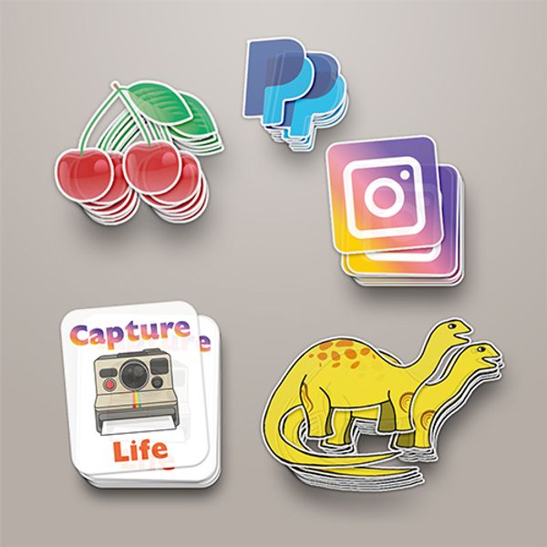 Static Cling Custom Printed Stickers