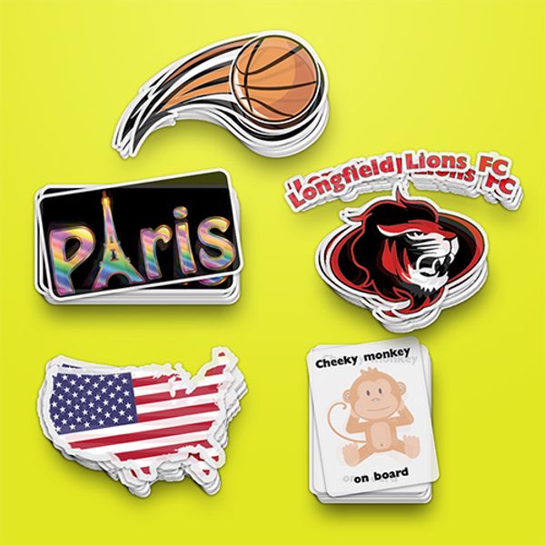 Front Adhesive Custom Window Stickers